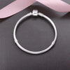 Handmade 925 Sterling Silver Snake Bone Bracelet