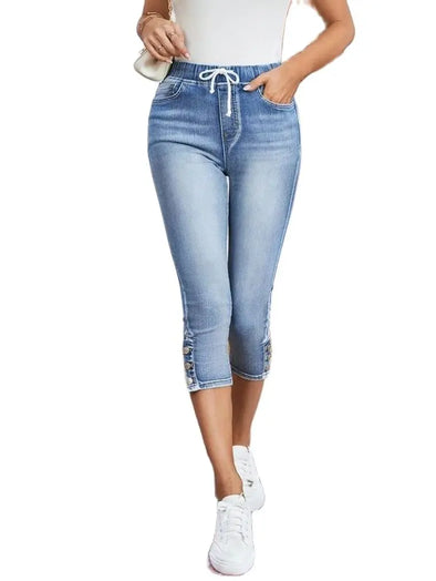 Summer Essential High Stretch Calf-Length Skinny Jeans