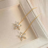 Bohemian Tassel Drop Earrings Gold Color emphasize the playful design.