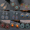 Boho Colorful Enamel Drop Earrings