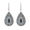 Boho earrings famous simple  leaf colorful styled  for a cohesive boho look