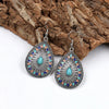 Boho earrings leaf styled  for a cohesive boho look