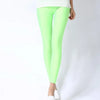Close-up of high-waist tummy control panel apple green 