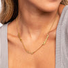 Custom 6-Name Family Necklace – polished stainless steel pendant with engraved names. Wow