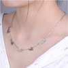 Custom 6-Name Family Necklace – polished stainless steel pendant with engraved names. Wow