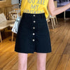 Denim Chic: High Waist Denim Skirt - Haute Damsel