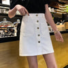 Denim Chic: High Waist Denim Skirt - Haute Damsel