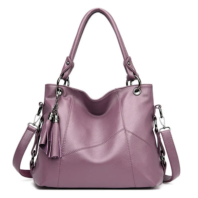 Luxury Large Capacity PU Leather Tote – Designer Crossbody Shoulder Bag for Women | Stylish & Versatile Handbag