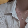 Elegant Tulip Pearl Necklace – Unique Floral Jewelry for Weddings 