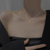 Elegant Tulip Pearl Necklace – Unique Floral Jewelry for Weddings 