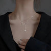 Elegant Tulip Pearl Necklace – Unique Floral Jewelry for Weddings 