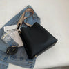 Fashion Bucket Bag for Women – Designer PU Leather Shoulder & Crossbody Bag, Luxury Wide Strap Ladies Handbag & Tote