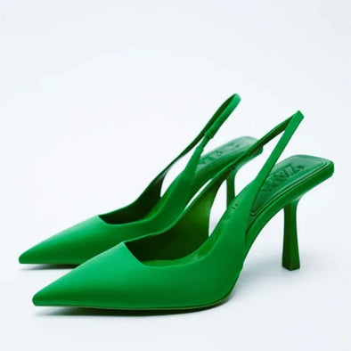 Fashion Pointed Toe High Heels – Elegant Shallow Pumps & Sandals