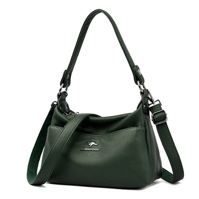 Fashion Women's Leather Bag – Luxury Branded Designer Shoulder & Crossbody Handbag