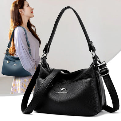 Fashion Women's Leather Bag – Luxury Branded Designer Shoulder & Crossbody Handbag