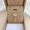 Gold Plated Taseel Butterfly Necklace ready for unforgettable gifting