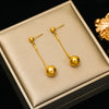 Golden Balls Beads Jewelry Set