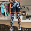 Strikingly Chic: Leopard Stripe 3D Print Leggings - Haute Damsel