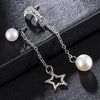 Haute Damsel elegant big simulated pearl earrings