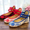 Blooms at Your Feet: Spring Floral Embroidered Flat Shoes for Effortless Elegance