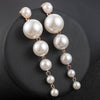 Haute Damsel elegant big simulated pearl earrings