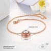 Cubic Zirconia Rose Gold Color Bracelet - Haute Damsel