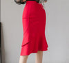 Versatile Style: Elastic Asymmetrical Skirt - Haute Damsel