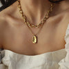 Thick Chain Toggle Clasp Necklaces at Haute Damsel