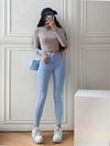  Denim Darling - Vintage high waist denim black jeans