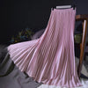 Timeless Elegance: Vintage Pleated Midi Long Skirt - Haute Damsel