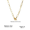 Thick Chain Toggle Clasp Pendant Necklaces at Haute Damsel