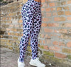 Strikingly Chic: Leopard Stripe 3D Print Leggings - Haute Damsel