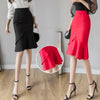 Versatile Style: Elastic Asymmetrical Skirt - Haute Damsel