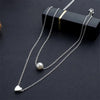  Radiate Love: Pearls Heart-shaped Pendant Necklace by Haute Damsel 