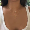  Radiate Love: Pearls Heart-shaped Pendant Necklace by Haute Damsel 