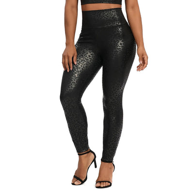 Sleek and Chic: PU Leather Leggings - Haute Damsel