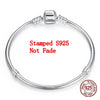 Handmade 925 Sterling Silver Snake Bone Bracelet – front view showcasing textured chain and charms.