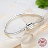 Handmade 925 Sterling Silver Snake Bone Bracelet – front view 