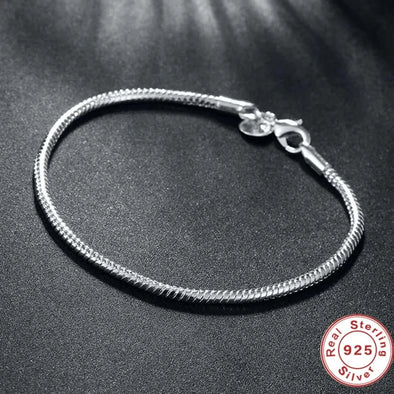 Sterling silver purity stamp (925) highlighted in close-up