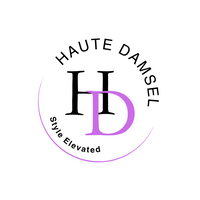 Haute Damsel Fashion Store Logo: Chic and stylish emblem representing our trendy fashion brand