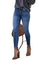  Spring Fashion Skinny Jeans - Black & Blue Elastic Denim