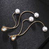 Haute Damsel elegant big simulated pearl earrings