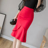 Versatile Style: Elastic Asymmetrical Skirt - Haute Damsel