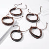 Unisex Leather Couple Bracelet Set