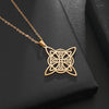 Mystic Celtic Witch Knot Jewelry Set – pendant necklace 