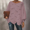 New Fashion Women's Hollow Out Knit Sweater – Elegant Loose Fit Pullover for Spring, Autumn, and Winter