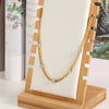 Punk Cuban Chain Heart Necklace – chunky chain with heart pendant 