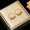 Golden Balls Beads Jewelry Set