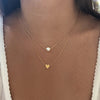  Radiate Love: Pearls Heart-shaped Pendant Necklace by Haute Damsel 