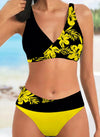 Two Piece Bikini Set - Printed Swimwear for Women